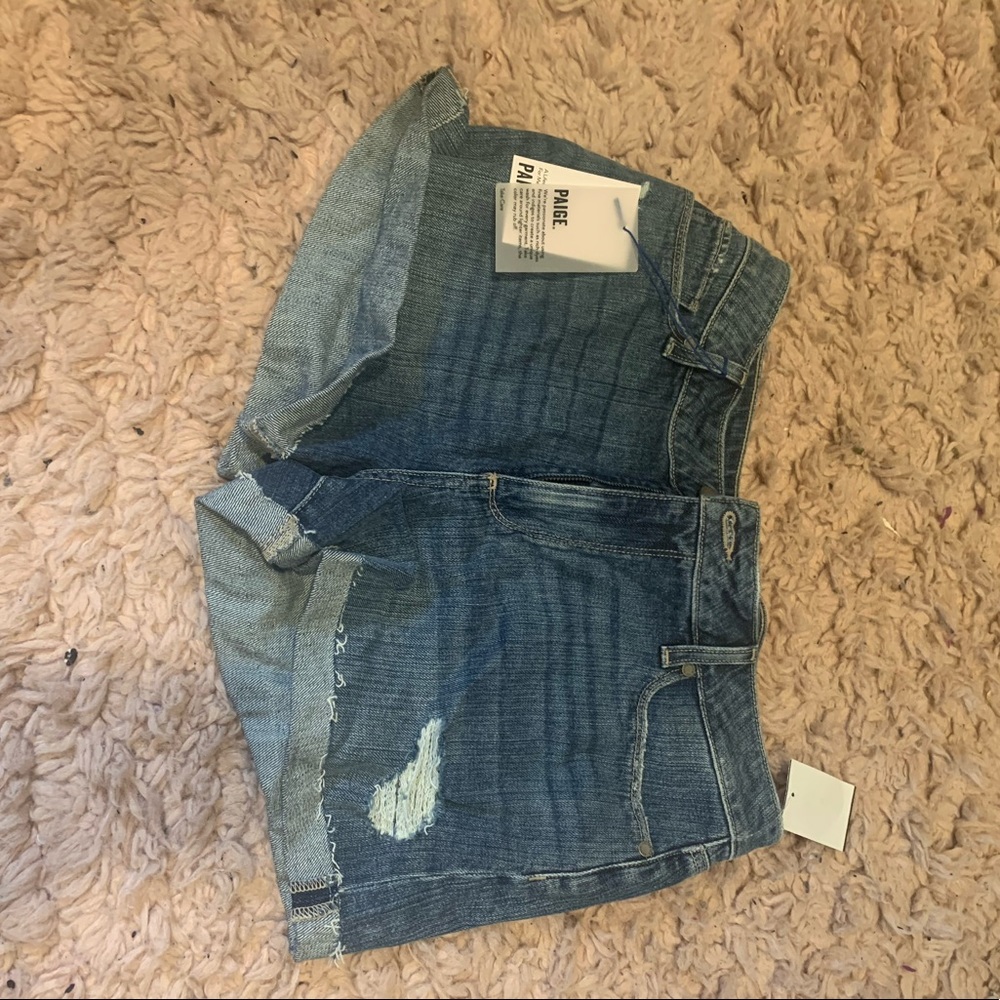 high waisted jeans shorts, never worn